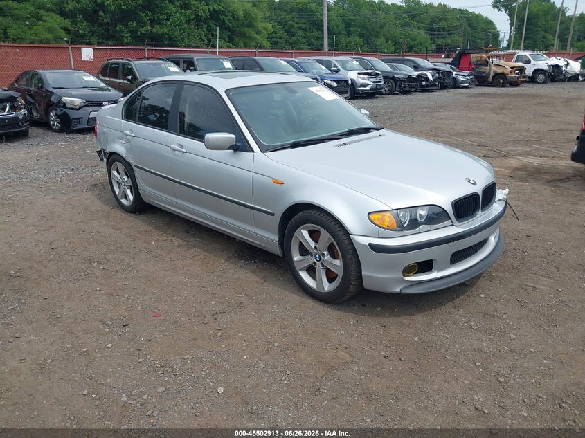 2004 BMW 3 series VIN WBAEW53434PN34202 IAAI salvage auction — FRONT END, Clear (New Jersey), sold $1,200 on 2026-07-08 (photo 1)