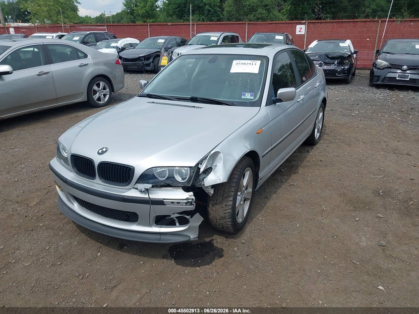 2004 BMW 3 series VIN WBAEW53434PN34202 IAAI salvage auction — FRONT END, Clear (New Jersey), sold $1,200 on 2026-07-08 (photo 6)