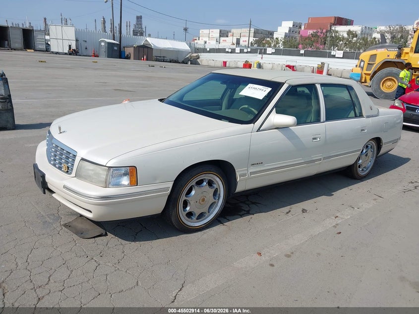 1998 Cadillac Deville VIN 1G6KD54Y6WU718733 IAAI salvage auction — REAR END, Clear - Dealer Only (California), sold $250 on 2026-07-08 (photo 2)