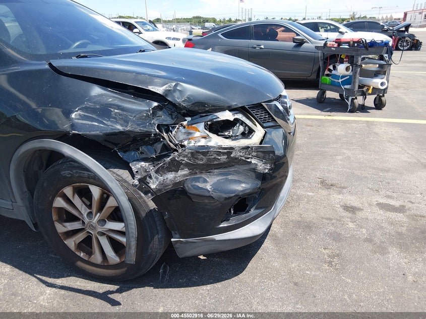 2016 Nissan Rogue VIN KNMAT2MT2GP639719 IAAI salvage auction — SIDE, Rebuildable (Florida), sold $1,100 on 2026-07-30 (photo 6)