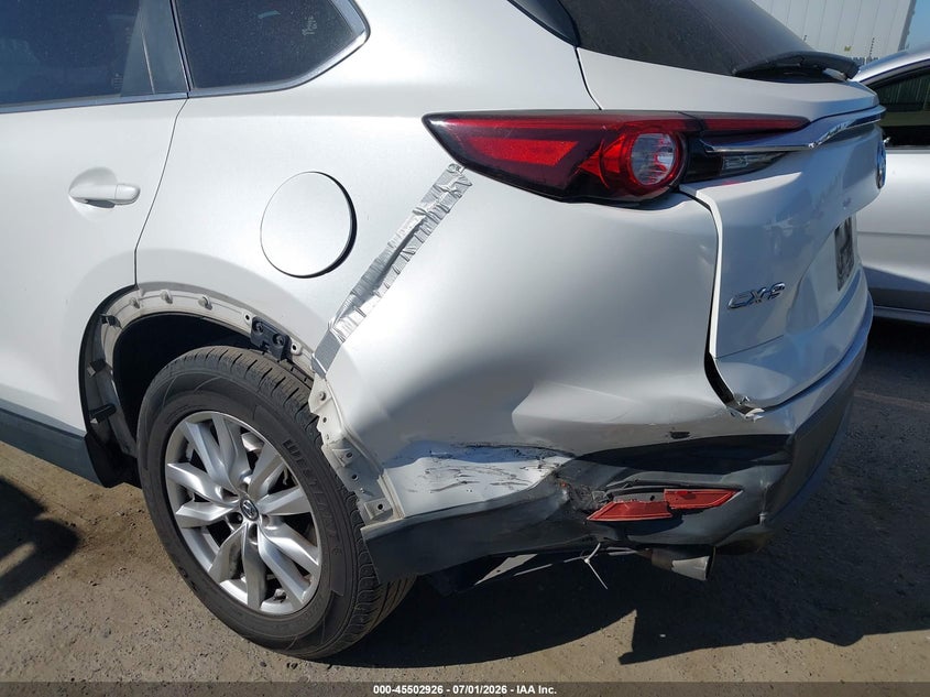 2016 Mazda Cx-9 VIN JM3TCABY8G0104136 IAAI salvage auction — REAR END, Salvage (California), sold $3,050 on 2026-07-21 (photo 6)