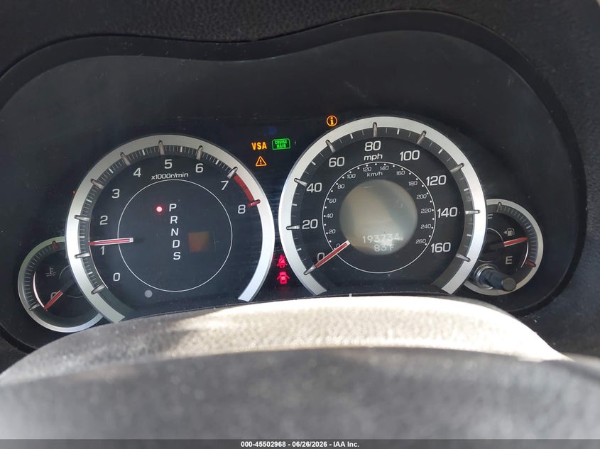 2010 Acura Tsx VIN JH4CU2F60AC025360 IAAI salvage auction — UNKNOWN, Clear - Dealer Only (California), sold $1,350 on 2026-07-08 (photo 7)