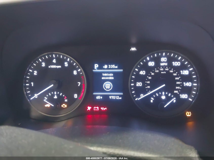 2019 Hyundai Tucson VIN KM8J3CA47KU962091 IAAI salvage auction — FRONT END, Salvage Title, sold $3,550 on 2026-07-22 (photo 7)