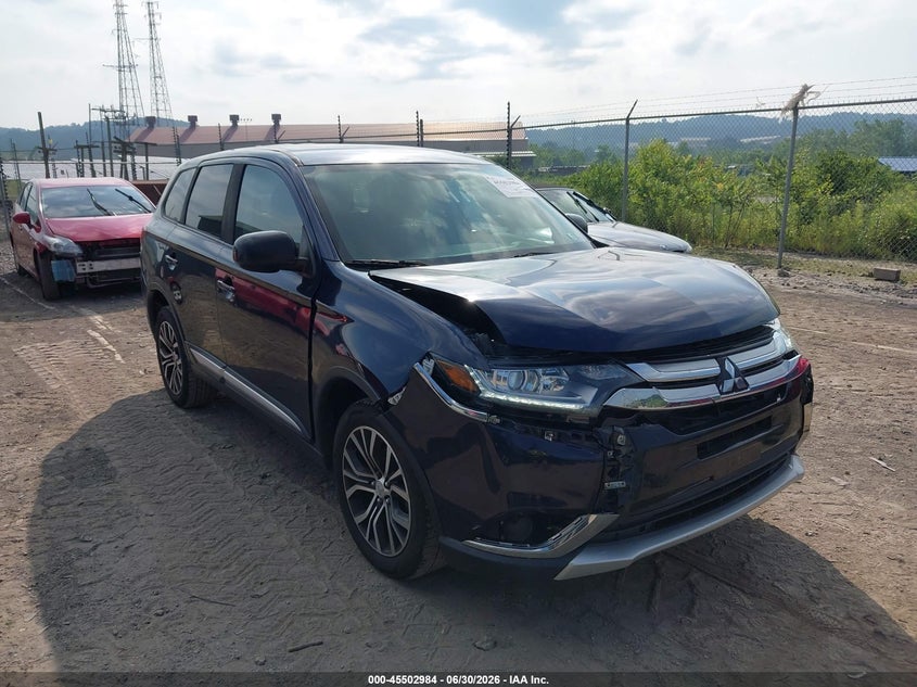 2018 Mitsubishi Outlander VIN JA4AZ3A34JZ056812 IAAI salvage auction — FRONT END, Salvage (Pennsylvania), sold $2,725 on 2026-07-28 (photo 1)