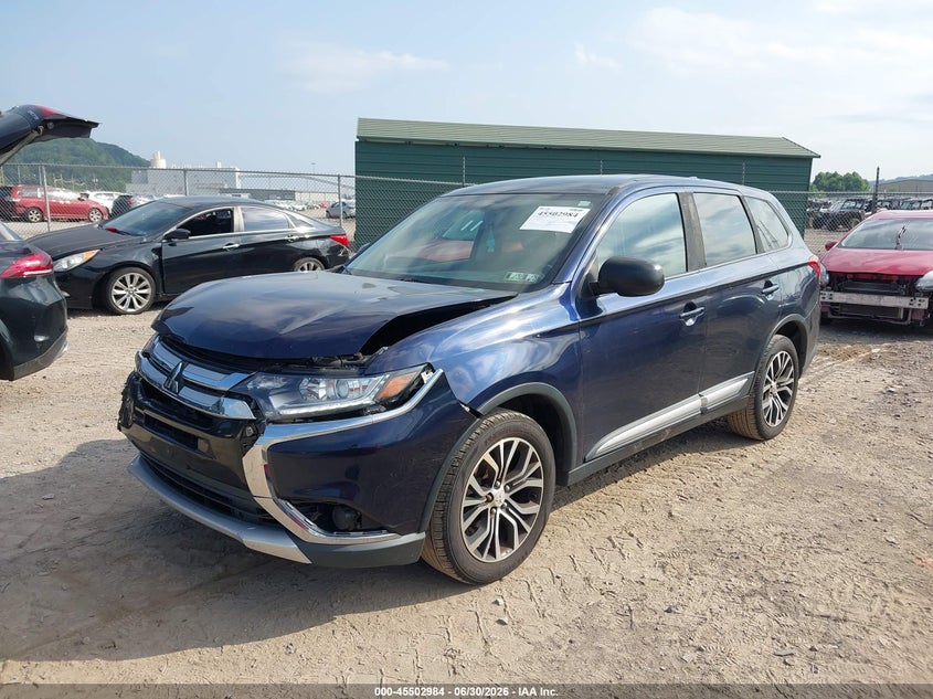 2018 Mitsubishi Outlander VIN JA4AZ3A34JZ056812 IAAI salvage auction — FRONT END, Salvage (Pennsylvania), sold $2,725 on 2026-07-28 (photo 2)