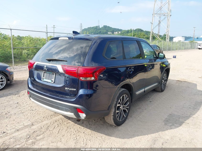 2018 Mitsubishi Outlander VIN JA4AZ3A34JZ056812 IAAI salvage auction — FRONT END, Salvage (Pennsylvania), sold $2,725 on 2026-07-28 (photo 4)