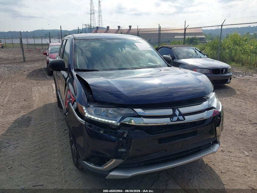 2018 Mitsubishi Outlander VIN JA4AZ3A34JZ056812 IAAI salvage auction — FRONT END, Salvage (Pennsylvania), sold $2,725 on 2026-07-28 (photo 6)