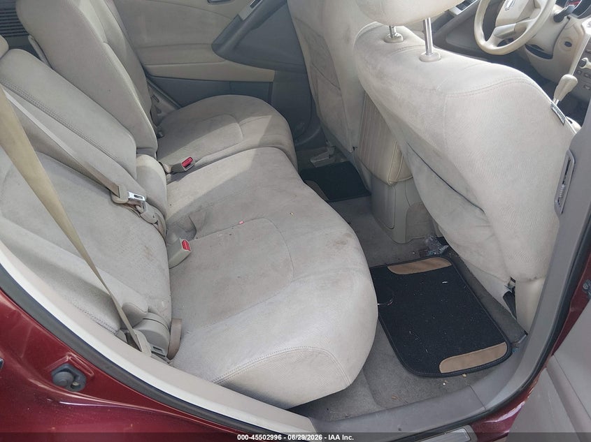 2012 Nissan Murano VIN JN8AZ1MU7CW101801 IAAI salvage auction — NORMAL WEAR, Original (Texas), sold $575 on 2026-07-29 (photo 8)