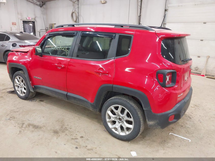 2018 Jeep Renegade VIN ZACCJBBBXJPH39182 IAAI salvage auction — LEFT FRONT, Salvage (Pennsylvania), sold $275 on 2026-07-30 (photo 3)