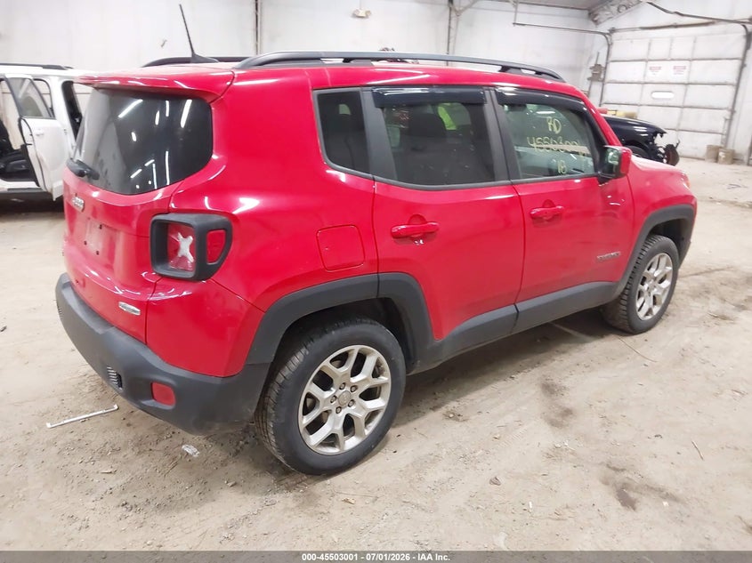 2018 Jeep Renegade VIN ZACCJBBBXJPH39182 IAAI salvage auction — LEFT FRONT, Salvage (Pennsylvania), sold $275 on 2026-07-30 (photo 4)