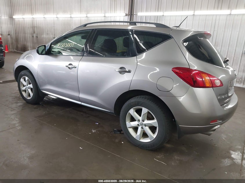 2010 Nissan Murano VIN JN8AZ1MW3AW136849 IAAI salvage auction — NORMAL WEAR, Prior Salvage (Minnesota), sold $1,100 on 2026-07-26 (photo 3)