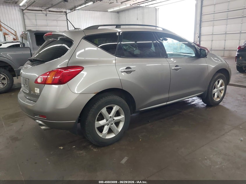 2010 Nissan Murano VIN JN8AZ1MW3AW136849 IAAI salvage auction — NORMAL WEAR, Prior Salvage (Minnesota), sold $1,100 on 2026-07-26 (photo 4)