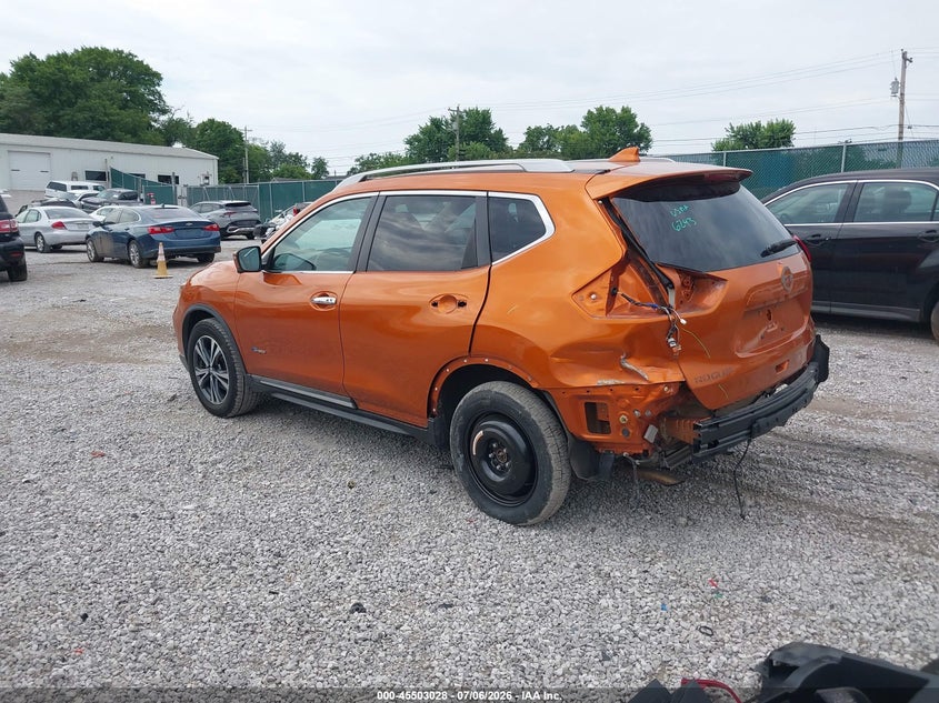 2017 Nissan Rogue VIN 5N1ET2MV6HC768246 IAAI salvage auction — REAR END, Salvage Title, sold $3,300 on 2026-07-31 (photo 3)