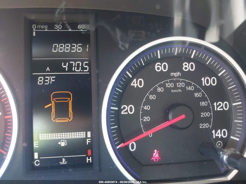 2007 Honda Cr-v VIN JHLRE38557C017172 IAAI salvage auction — REAR END, Salvage (California), sold $3,700 on 2026-07-06 (photo 7)