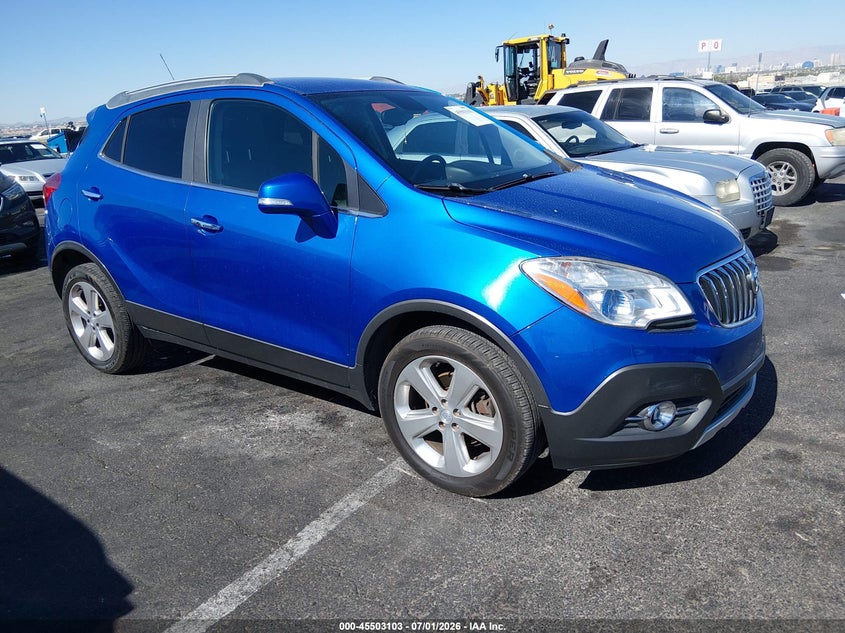 2015 Buick Encore VIN KL4CJFSB1FB117394 IAAI salvage auction — NORMAL WEAR, Clear (Utah), sold $1,100 on 2026-07-17 (photo 1)