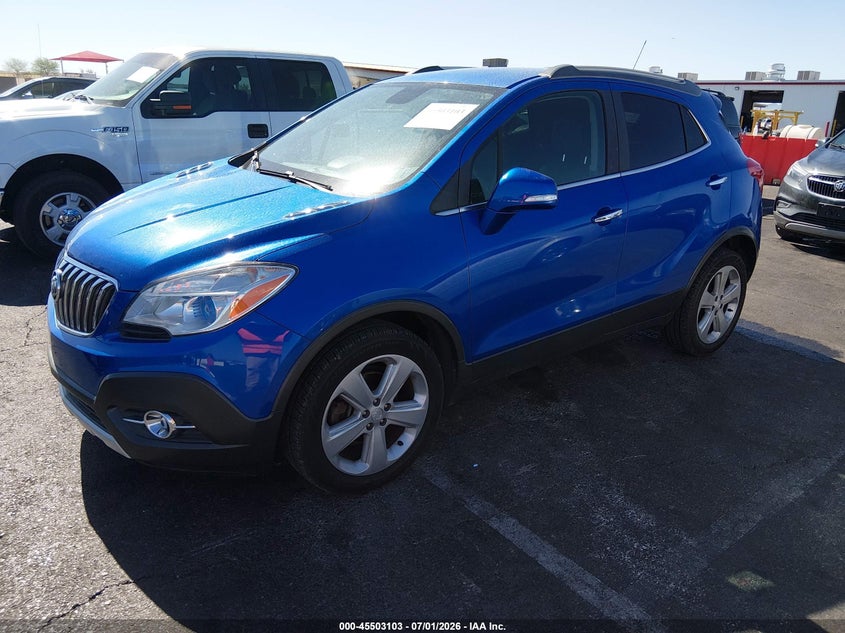 2015 Buick Encore VIN KL4CJFSB1FB117394 IAAI salvage auction — NORMAL WEAR, Clear (Utah), sold $1,100 on 2026-07-17 (photo 2)