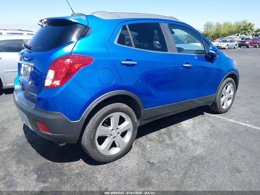 2015 Buick Encore VIN KL4CJFSB1FB117394 IAAI salvage auction — NORMAL WEAR, Clear (Utah), sold $1,100 on 2026-07-17 (photo 4)