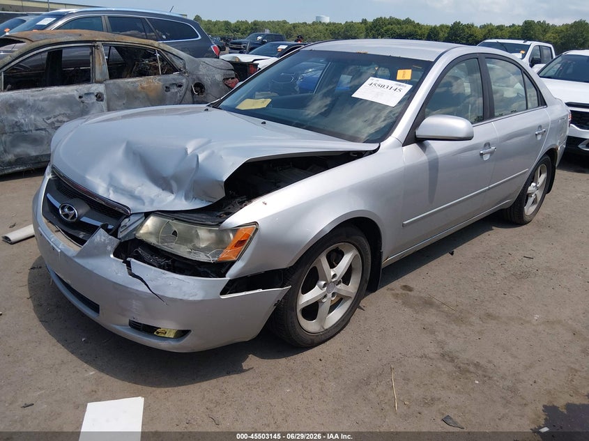 2007 Hyundai Sonata VIN 5NPEU46F57H160272 IAAI salvage auction — FRONT END, Salvage (Ohio), sold $25 on 2026-07-28 (photo 2)