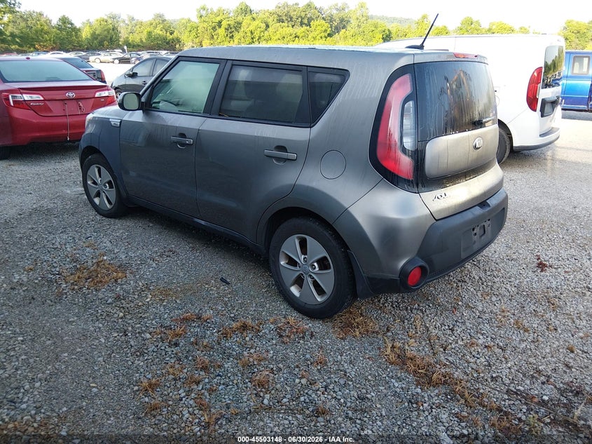 2016 Kia Soul VIN KNDJN2A2XG7352263 IAAI salvage auction — NORMAL WEAR, Clear (Indiana), sold $525 on 2026-07-13 (photo 3)