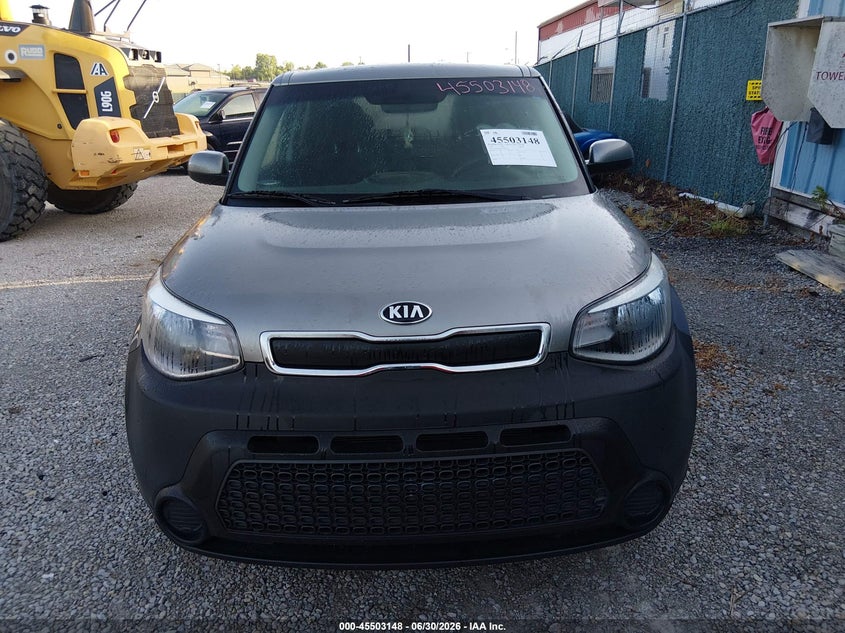 2016 Kia Soul VIN KNDJN2A2XG7352263 IAAI salvage auction — NORMAL WEAR, Clear (Indiana), sold $525 on 2026-07-13 (photo 6)