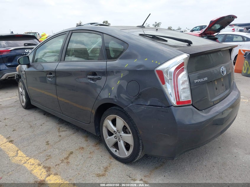 2013 Toyota Prius VIN JTDKN3DU1D1710243 IAAI salvage auction — LEFT FRONT, Salvage (California), sold $2,050 on 2026-07-10 (photo 3)