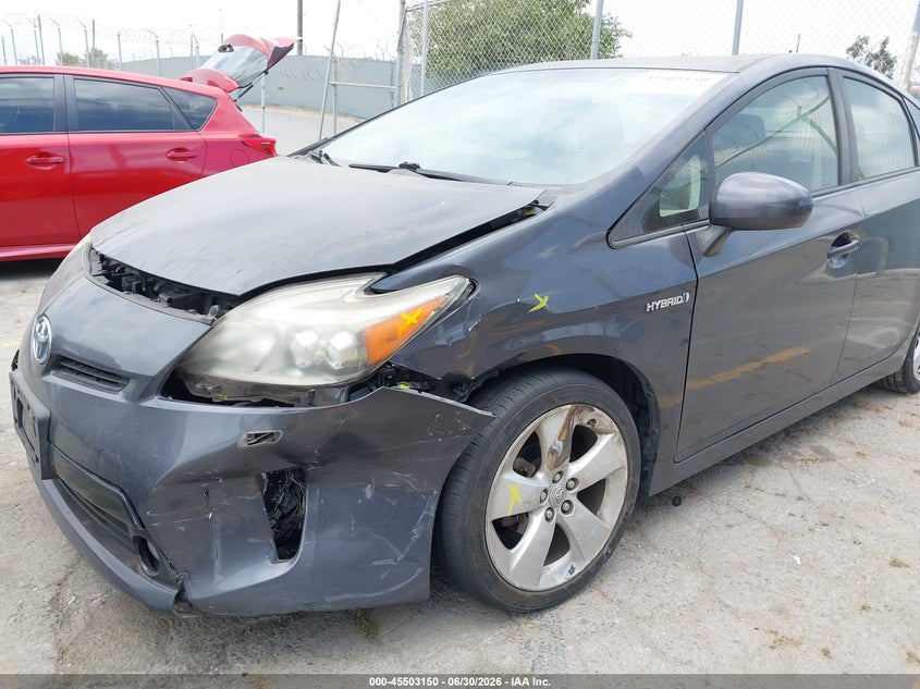 2013 Toyota Prius VIN JTDKN3DU1D1710243 IAAI salvage auction — LEFT FRONT, Salvage (California), sold $2,050 on 2026-07-10 (photo 6)