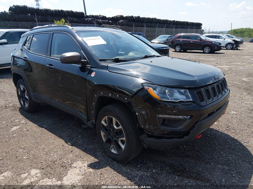 2018 Jeep Compass VIN 3C4NJDDB3JT191147 IAAI salvage auction — FRONT END, Salvage (Pennsylvania), sold $2,950 on 2026-07-25 (photo 1)