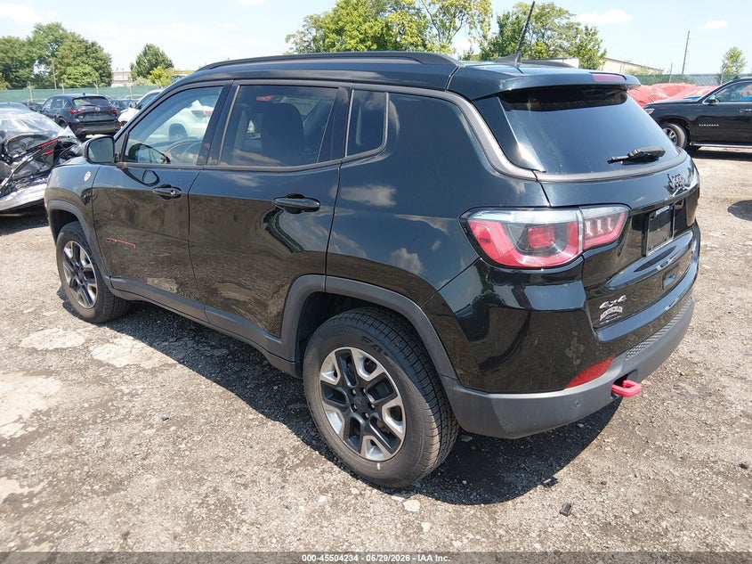 2018 Jeep Compass VIN 3C4NJDDB3JT191147 IAAI salvage auction — FRONT END, Salvage (Pennsylvania), sold $2,950 on 2026-07-25 (photo 3)