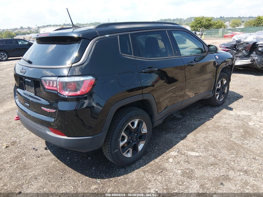 2018 Jeep Compass VIN 3C4NJDDB3JT191147 IAAI salvage auction — FRONT END, Salvage (Pennsylvania), sold $2,950 on 2026-07-25 (photo 4)
