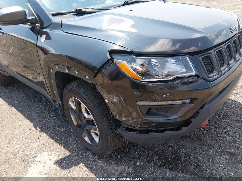 2018 Jeep Compass VIN 3C4NJDDB3JT191147 IAAI salvage auction — FRONT END, Salvage (Pennsylvania), sold $2,950 on 2026-07-25 (photo 6)