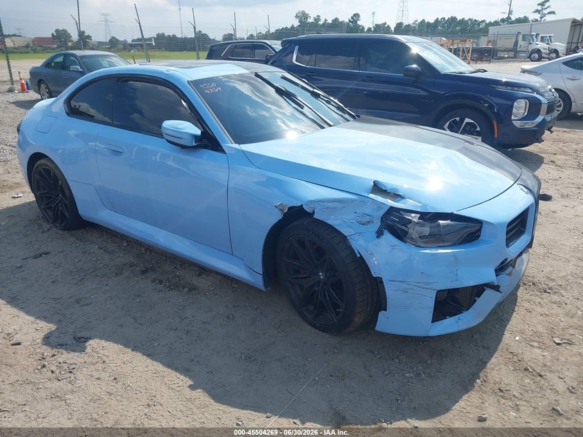 2024 BMW M2 VIN 3MF13DM01R8E72317 IAAI salvage auction — FRONT END, Salvage (Georgia), sold $26,750 on 2026-09-08 (photo 1)