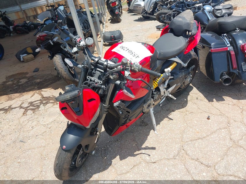 2023 Ducati Streetfighter VIN ZDMFAKYW7PB005680 IAAI salvage auction — ALL OVER, Salvage (South Carolina), sold $5,700 on 2026-08-18 (photo 2)