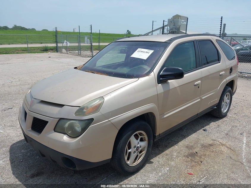 2004 Pontiac Aztek VIN 3G7DA03E94S569531 IAAI salvage auction — NORMAL WEAR, Clear (Illinois), sold $325 on 2026-07-08 (photo 2)