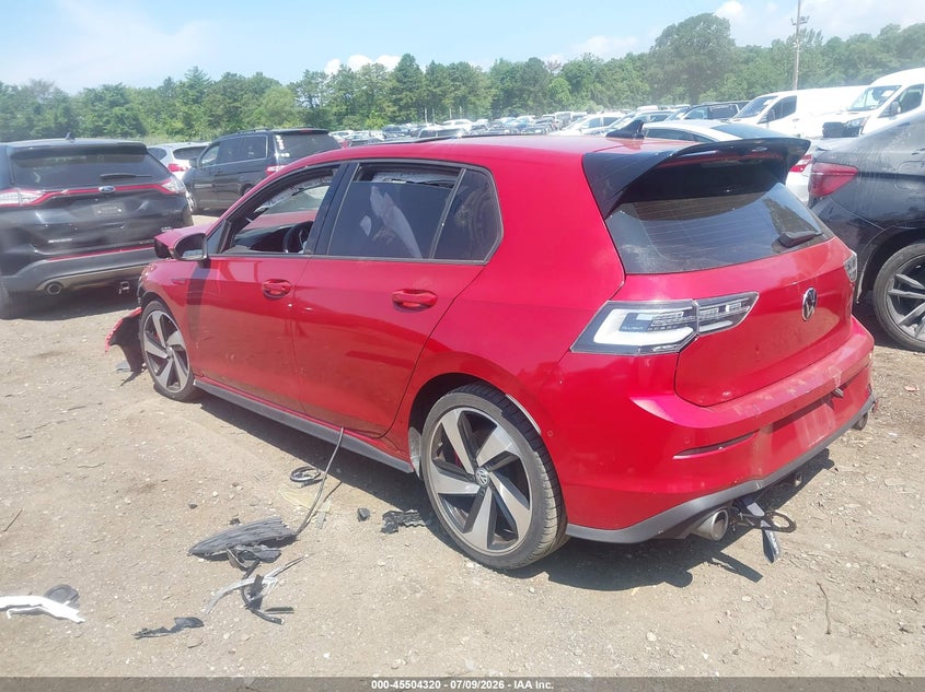 2023 Volkswagen Golf gti VIN WVW6A7CD4PW120213 IAAI salvage auction — FRONT & REAR, Mv-907A (New York), sold $800 on 2026-08-18 (photo 3)