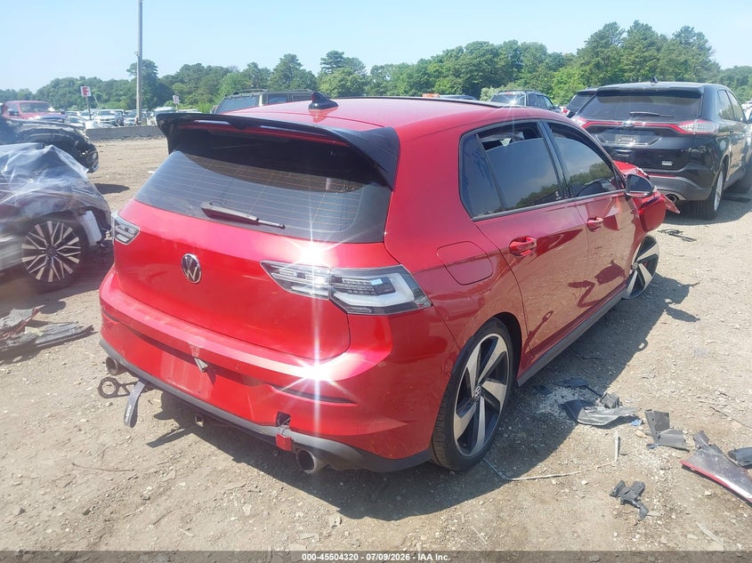 2023 Volkswagen Golf gti VIN WVW6A7CD4PW120213 IAAI salvage auction — FRONT & REAR, Mv-907A (New York), sold $800 on 2026-08-18 (photo 4)