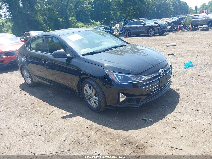 2020 Hyundai Elantra VIN KMHD84LF7LU058097 IAAI salvage auction — FRONT END, Salvage Title, sold $525 on 2026-07-28 (photo 1)