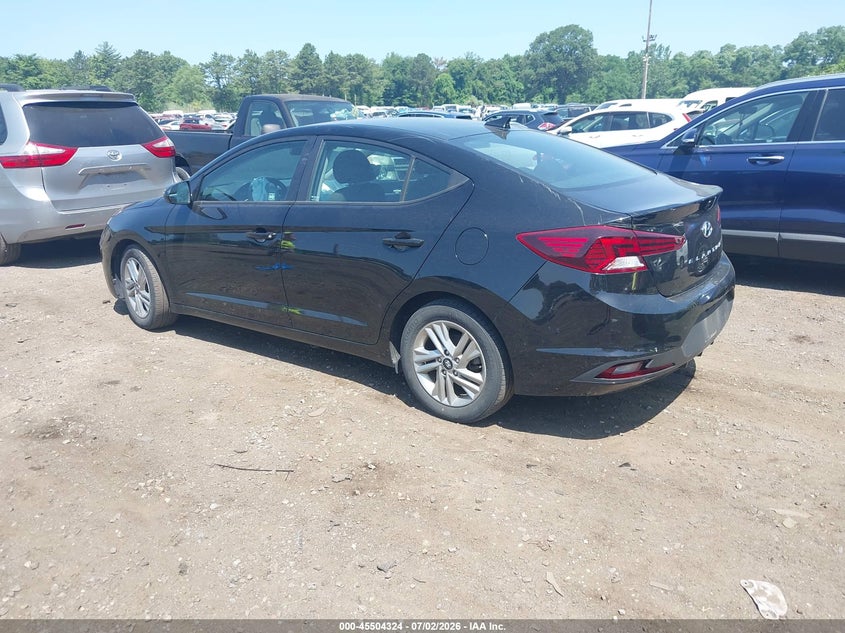 2020 Hyundai Elantra VIN KMHD84LF7LU058097 IAAI salvage auction — FRONT END, Salvage Title, sold $525 on 2026-07-28 (photo 3)