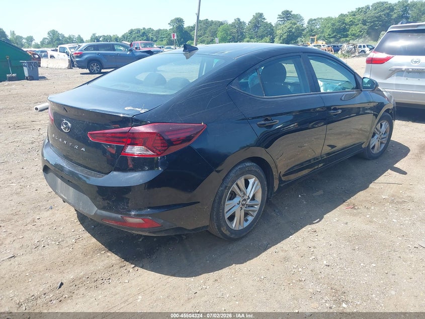 2020 Hyundai Elantra VIN KMHD84LF7LU058097 IAAI salvage auction — FRONT END, Salvage Title, sold $525 on 2026-07-28 (photo 4)