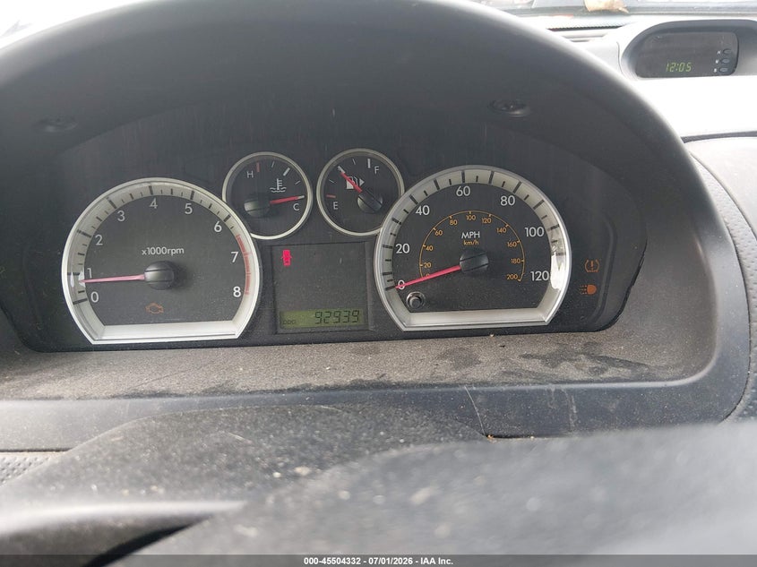2010 Chevrolet Aveo VIN KL1TD5DE3AB086101 IAAI salvage auction — NORMAL WEAR, Clear (South Carolina), sold $300 on 2026-07-08 (photo 7)