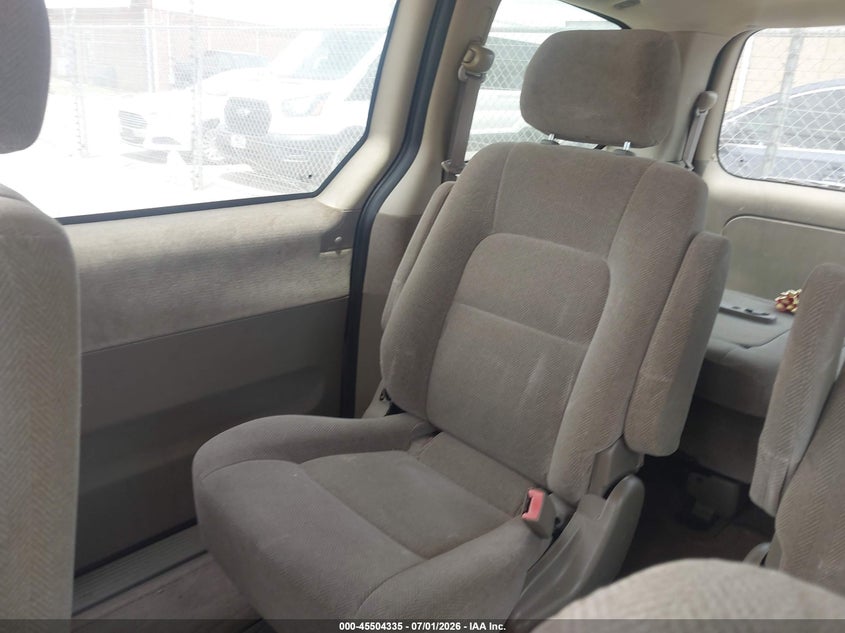 2003 Kia SEDONA VIN KNDUP131X36433835 IAAI salvage auction — NORMAL WEAR, Clear (Oklahoma), sold $300 on 2026-07-15 (photo 8)