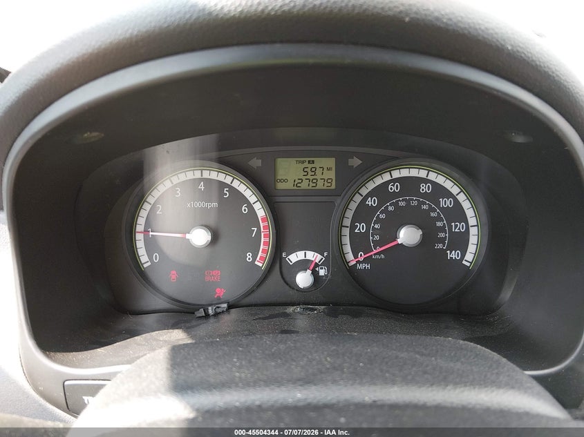 2009 Kia Rio VIN KNADE223X96515181 IAAI salvage auction — NORMAL WEAR, Clear (Colorado), sold $50 on 2026-07-29 (photo 7)