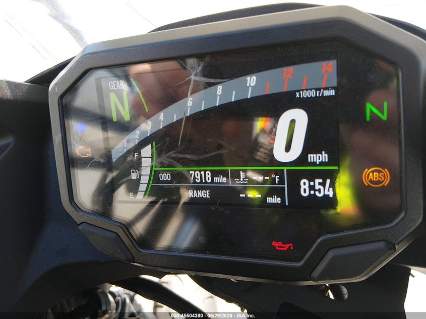 2025 Kawasaki Ninja VIN ML5EXGJ16SDA49553 IAAI salvage auction — ALL OVER, Salvage (California), sold $875 on 2026-07-28 (photo 7)