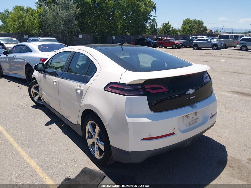 2012 Chevrolet Volt VIN 1G1RD6E42CU124707 IAAI salvage auction — NORMAL WEAR, Clear (Colorado), sold $725 on 2026-07-19 (photo 3)