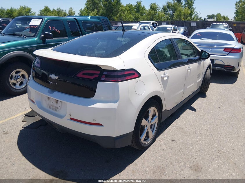 2012 Chevrolet Volt VIN 1G1RD6E42CU124707 IAAI salvage auction — NORMAL WEAR, Clear (Colorado), sold $725 on 2026-07-19 (photo 4)