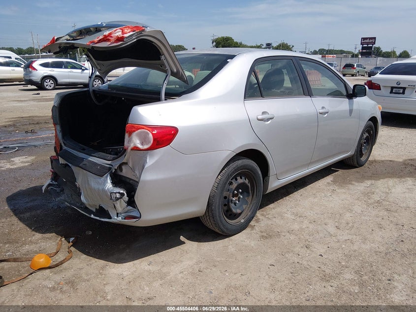 2013 Toyota Corolla VIN JTDBU4EE5DJ120711 IAAI salvage auction — EXTERIOR BURN, Salvage (Kansas), sold $3,150 on 2026-07-31 (photo 4)