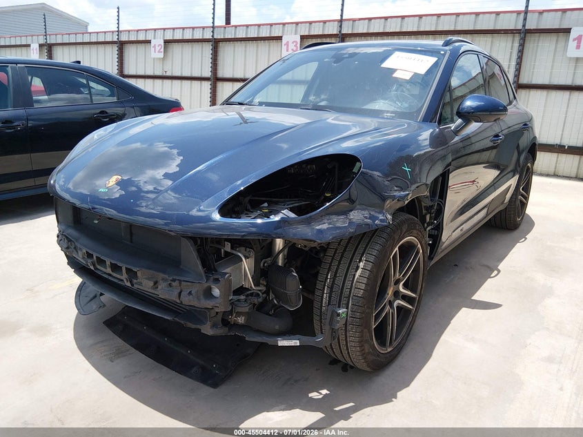 2021 Porsche Macan VIN WP1AA2A5XMLB17188 IAAI salvage auction — LEFT FRONT, Original (Texas), sold $14,200 on 2026-08-15 (photo 2)