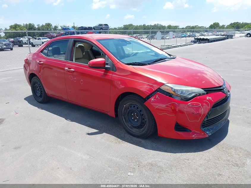 2018 Toyota Corolla VIN 5YFBURHE4JP786488 IAAI salvage auction — REAR END, Salvage Title, sold $2,100 on 2026-07-20 (photo 1)
