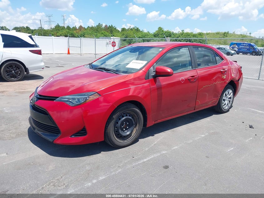 2018 Toyota Corolla VIN 5YFBURHE4JP786488 IAAI salvage auction — REAR END, Salvage Title, sold $2,100 on 2026-07-20 (photo 2)
