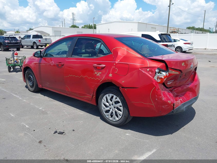 2018 Toyota Corolla VIN 5YFBURHE4JP786488 IAAI salvage auction — REAR END, Salvage Title, sold $2,100 on 2026-07-20 (photo 3)