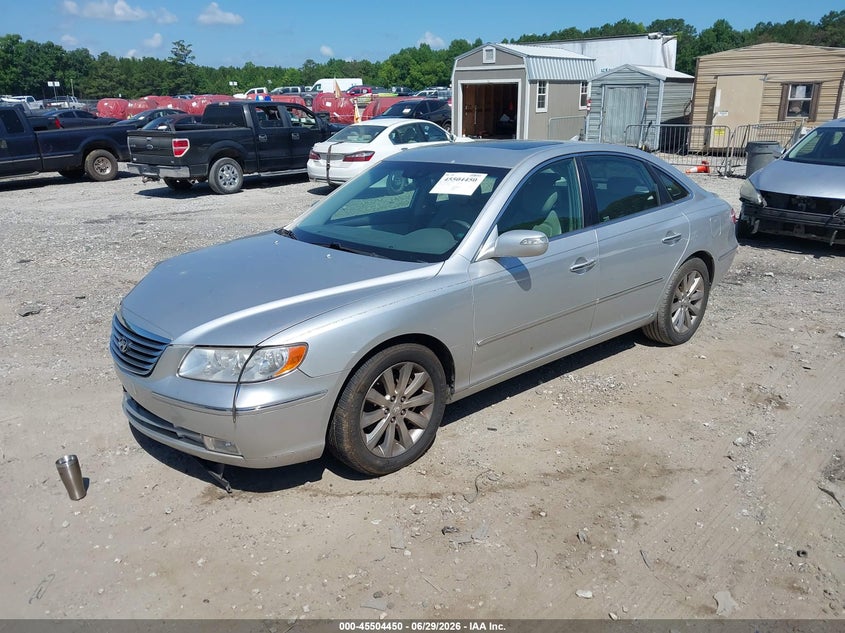 2009 Hyundai Azera VIN KMHFC46F19A339986 IAAI salvage auction — RIGHT FRONT, Salvage (Georgia), sold $450 on 2026-07-24 (photo 2)